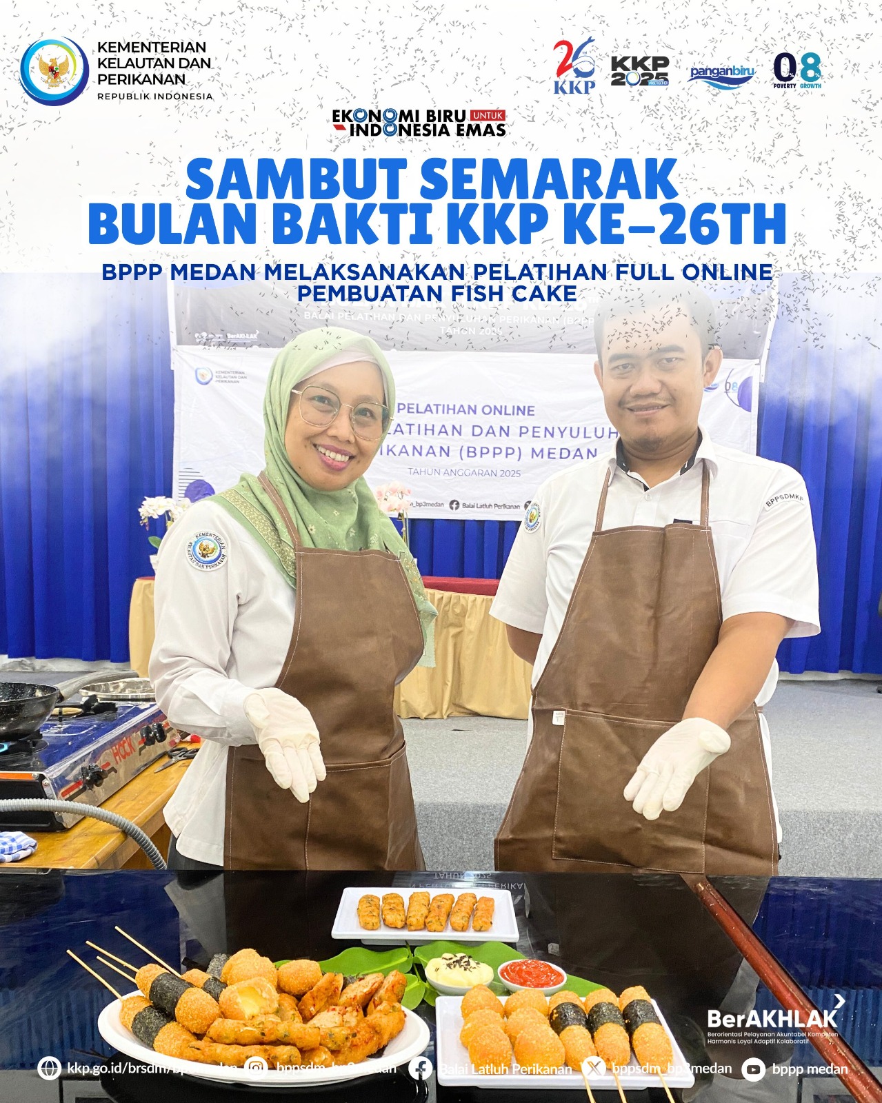 pelatihan fish cake secara full online